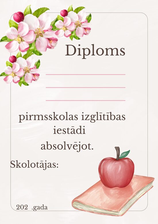 Pateicība, diploms 